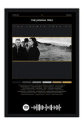 Poster U2 the Joshua Tree - Blackprint - Bandas de Rock - Moldura preta