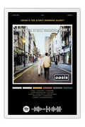 Poster Oasis What’s the Story Morning Glory - Blackprint - Bandas de Rock - Moldura branca