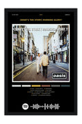 Poster Oasis What’s the Story Morning Glory - Blackprint - Bandas de Rock - Moldura preta