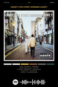 Poster Oasis What’s the Story Morning Glory - Blackprint - Bandas de Rock - Pôster sem moldura