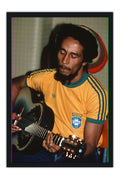 Poster Bob Marley - Artistas - Moldura preta