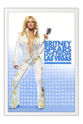 Poster Britney Spears Live from Las Vegas - Artistas Pop - Moldura branca