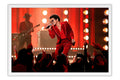 Poster Bruno Mars the Romantic o Romântico - Artistas Pop - Moldura branca