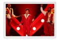 Poster Bruno Mars the Romantic o Romântico - Artistas Pop - Moldura branca