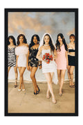Poster KATSEYE - K-Pop - Artistas Pop - Moldura preta