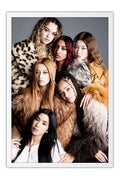 Poster KATSEYE - K-Pop - Artistas Pop - Moldura branca