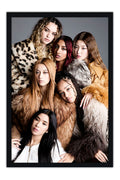 Poster KATSEYE - K-Pop - Artistas Pop - Moldura preta