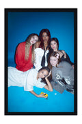 Poster KATSEYE - K-Pop - Artistas Pop - Moldura preta