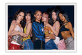 Poster KATSEYE - K-Pop - Artistas Pop - Moldura branca