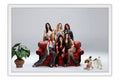 Poster KATSEYE - K-Pop - Artistas Pop - Moldura branca
