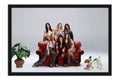 Poster KATSEYE - K-Pop - Artistas Pop - Moldura preta