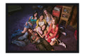 Poster KATSEYE - K-Pop - Artistas Pop - Moldura preta