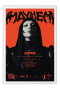 Poster Lady Gaga Mayhem - Artistas Pop - Moldura branca