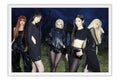 Poster LE SSERAFIM - K-Pop - Artistas Pop - Moldura branca