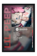 Poster Lil Peep Come Over When You Are Sober - Artistas Pop - Moldura preta