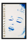 Poster Madonna Erotica - Artistas Pop - Moldura preta
