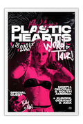 Poster Miley Cyrus Plastic Hearts - Artistas Pop - Moldura branca