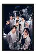 Poster Stray Kids - K-Pop - Artistas Pop - Moldura preta