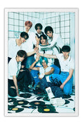 Poster Stray Kids - K-Pop - Artistas Pop - Moldura branca