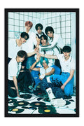 Poster Stray Kids - K-Pop - Artistas Pop - Moldura preta