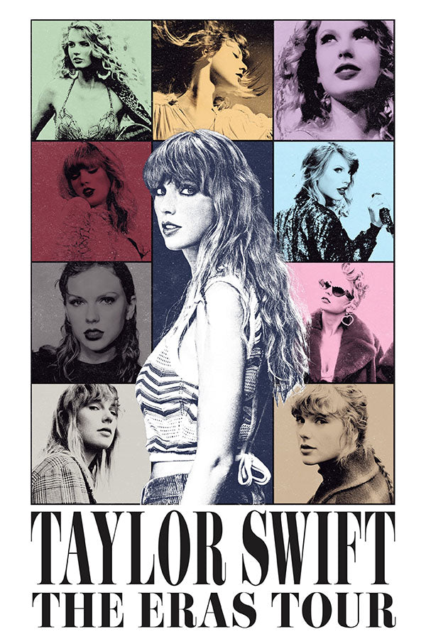 Poster Taylor Swift the Eras Tour - Artistas Pop - Pôster sem moldura