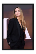 Poster Angelina Jolie - Atrizes - Moldura preta