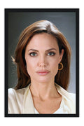 Poster Angelina Jolie - Atrizes - Moldura preta
