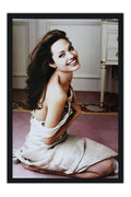Poster Angelina Jolie - Atrizes - Moldura preta