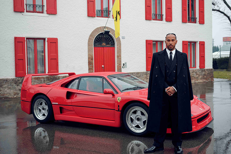 Poster Lewis Hamilton Ferrari - Fórmula 1 - Pôster sem moldura