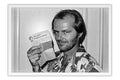 Poster Jack Nicholson - Atores - Moldura branca