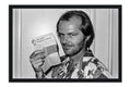 Poster Jack Nicholson - Atores - Moldura preta