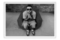 Poster Mac Miller - Rap e Hip Hop - Artistas Pop - Moldura branca