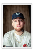 Poster Mac Miller - Rap e Hip Hop - Artistas Pop - Moldura branca
