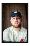 Poster Mac Miller - Rap e Hip Hop - Artistas Pop - Moldura preta