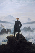 Poster Andarilho Sobre o Mar de Névoa - Caspar David Friedrich - Obras de Arte - Pôster sem moldura