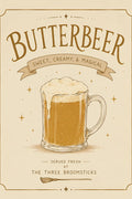 Poster Butterbeer Harry Potter - Vintage - Filmes - Pôster sem moldura