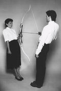 Poster Casal Arco e Flecha - Preto e Branco - Fotografias - Pôster sem moldura