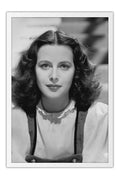 Poster Hedy Lamarr - Atrizes - Moldura branca