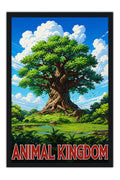 Poster Hollywood Studios Disney World - Retrô - Parques - Moldura preta