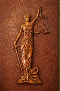 Poster Lady Justice Deusa da Justiça Balanca - Direito - Pôster sem moldura