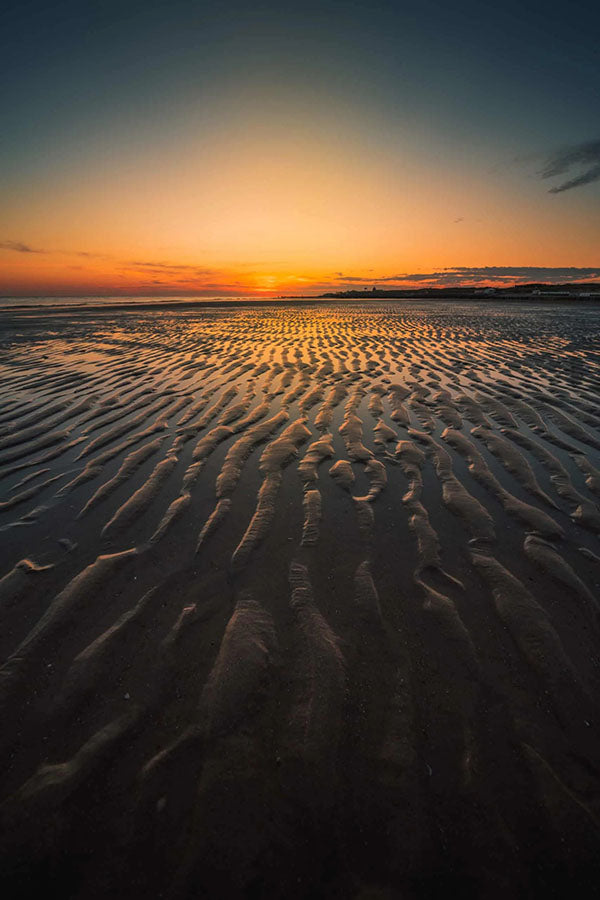 Poster Praia por do Sol Fotografia Aérea - Fotografias - Pôster sem moldura