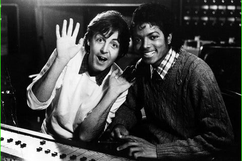Poster Michael Jackson e Paul McCartney - Pop