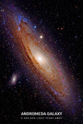 Poster Galáxia Andrômeda - Universo - Pôster sem moldura