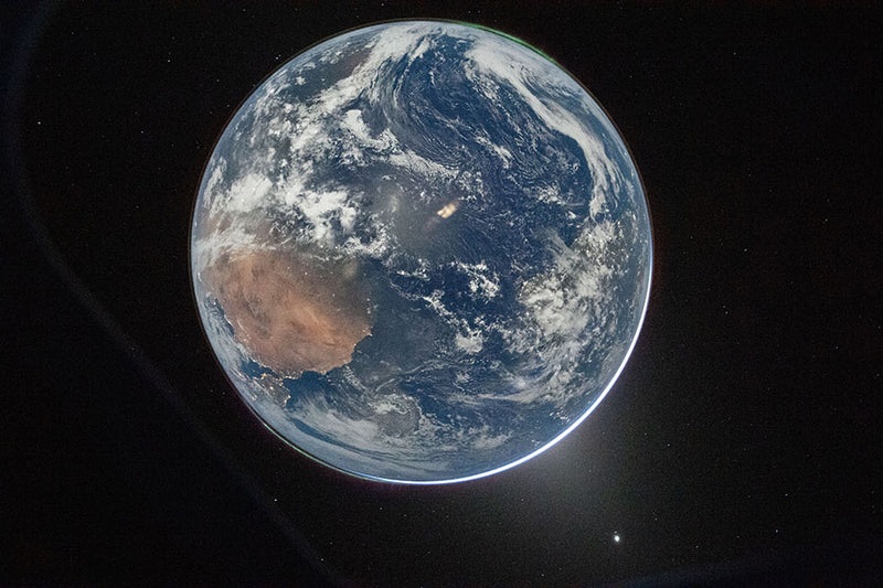 Poster Missão Artemis II - Terra vista do espaço - Universo - Pôster sem moldura