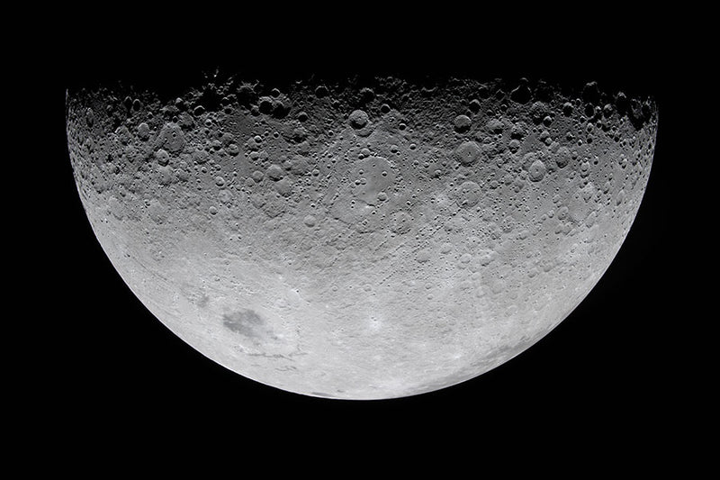 Poster Missão Artemis II - Lua em detalhe - Universo - Pôster sem moldura