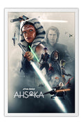 Poster Ahsoka Star Wars - Ficção Científica - Séries - Moldura branca