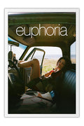 Poster Euphoria 3 Temporada - Drama - Séries - Moldura branca
