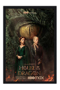 Poster A Casa do Dragão - 3ª Temporada - House of the Dragon - Ação - Drama - Séries - Moldura preta