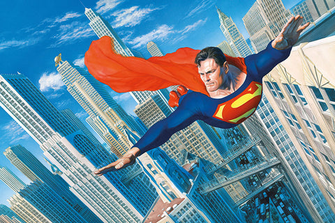 Poster Super Homem - Superman - Alex Ross - Comics - Quadrinhos - Hq