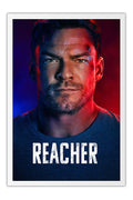 Poster Reacher - Ação - Drama - Séries - Moldura branca